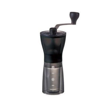 Hario Ceramic Coffee Mill Mini-Slim Plus Hand Coffee Grinder (MSS-1DTB)